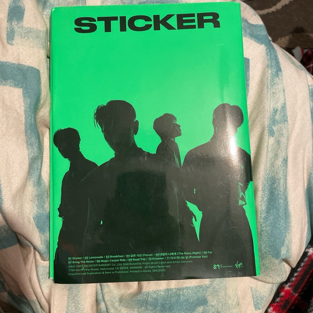 Sticker Album with Green Cover